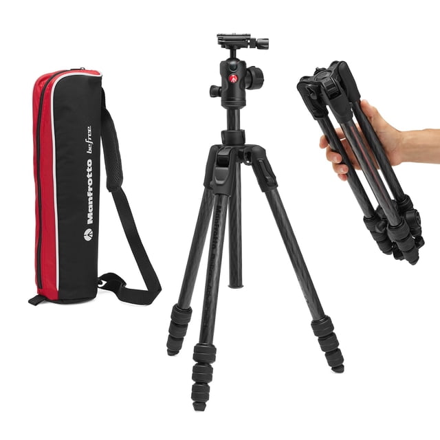 Trípode Manfrotto Befree Advanced AS de carbono portátil