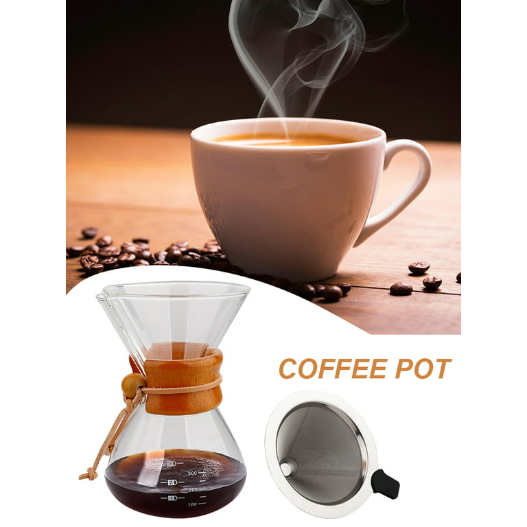 Harupink Pour Over Coffee Maker,Portable Stainless Steel Reusable