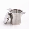 thumbnail image 1 of Yoassi Colador de Malla para Infusor de Té de Acero Inoxidable 18/8 Extra Fino con Gran Capacidad y Tamaño Perfecto Asas Dobles para Colgar en Teteras, Tazas, Tazas para Empinar Té y Café de, 1 of 3