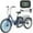 Navy Blue w/ Accessories, variant on MOONCOOL 24"/26" Electric Tricycle for Adults, 350W 36V 7 Speeds Electric Trike Motorized Three Wheel Electric Bikes Bicycle with Large Basket for Women Men, Certified to UL 2849 by SGS