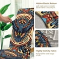 thumbnail image 5 of Yayeee 2 Pack Dining Chair Covers Stretch Parson Chairs Slipcovers Seat Protector, Blue Geometric Eagle, 5 of 6