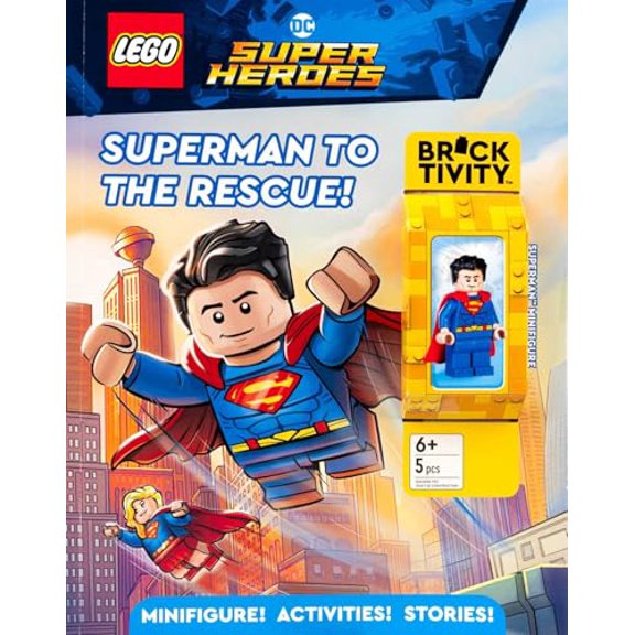Pre-Owned LEGO DC Super Heroes: Superman to the Rescue! (Activity Book with Minifigure), 9780794454111, 0794454119, Paperback,