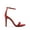 RED/SUEDE, variant on Women's High Heels Flower Ankle Strap Stilettos Round Open Toe Dressy Sexy Sandals