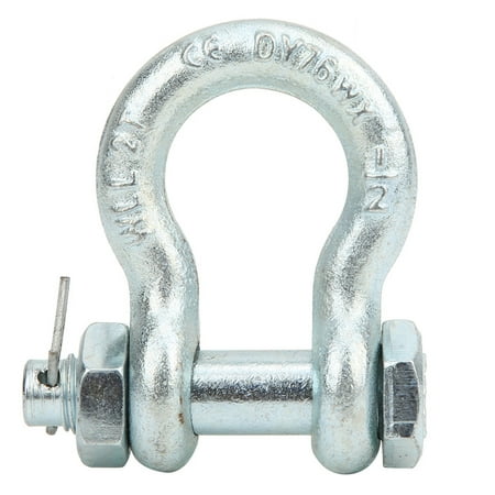 

price crash Anchor Shackle Heavy Duty Alloy Steel Bow Type with Nut Ship Lifting Machine Parts2Pcs 2T Anchor Shackle