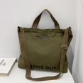 thumbnail image 5 of Tuvgenk Crossbody Messenger Bag Green Canvas Shoulder Bag Large Capacity Vintage Japanese Style for Daily Work Commute, 5 of 5