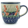 thumbnail image 3 of Polish Pottery 10 oz Mug (Blissful Daisy Theme) Hand Painted in Boleslawiec, Poland + Certificate of Authenticity, 3 of 6