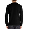 thumbnail image 5 of Lumtrix Mens Casual Short Sleeve Henley Shirts Fashion Button T Shirts with Pocket Long Sleeve Basic Plain Cotton Tee Shirts Black 2XL, 5 of 5