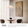 thumbnail image 3 of Alora Lighting PD451820AGOP Serena 21" Wide Pendant - Aged Brass / Opal Glass, 3 of 7