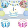 thumbnail image 3 of Decoración Cumpleaños 1 Año Niño, Decoración 1er Cumpleaños, Globo azul, 3 of 5