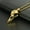 Gold color, variant on Fashion Nordic Viking Crow Head Odin Pendant Necklace For Men 14K Yellow Gold Punk Hip Hop Teens Animal Personality Jewelry