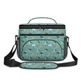 thumbnail image 2 of Chihuahua and Floral Blue Pattern Insulated Lunch Box for Women Men, Medium Leakproof Cooler Bag with Adjustable Strap, 10"x6.7"x8", 2 of 6