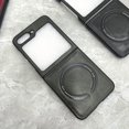 thumbnail image 1 of Magnetic Case Leather Phone Case For Samsung Galaxy Z Flip 5, 1 of 5