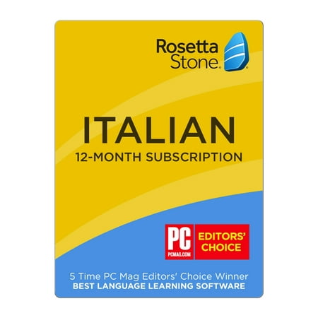 Rosetta Stone® Italian 12-Month Subscription [Email