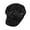 Black, variant on Fgnfyis Women's Paper Straw Balloon Hat Peaked Sun Hat Flat Top Newsboy Style Cap Womens Hats Grey