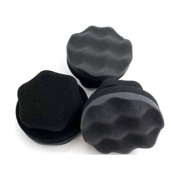 2-Pack Large Tire Shine Applicator Pads – Hex Grip Design, Easy To Use