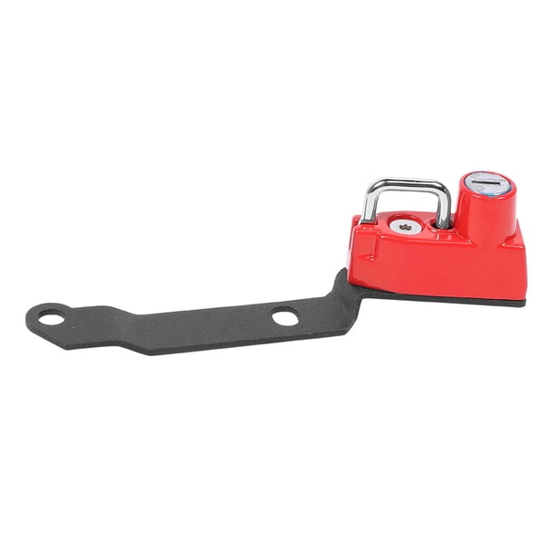 Seguridad antirrobo, accesorios de motocicleta antirrobo de aleación de aluminio, cerradura de seguridad creada con maestría