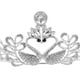 thumbnail image 4 of Tocado de corona de diamantes de imitación, Tiara de modelado de cisne, tocado de corona de boda, 1 ud., 4 of 6