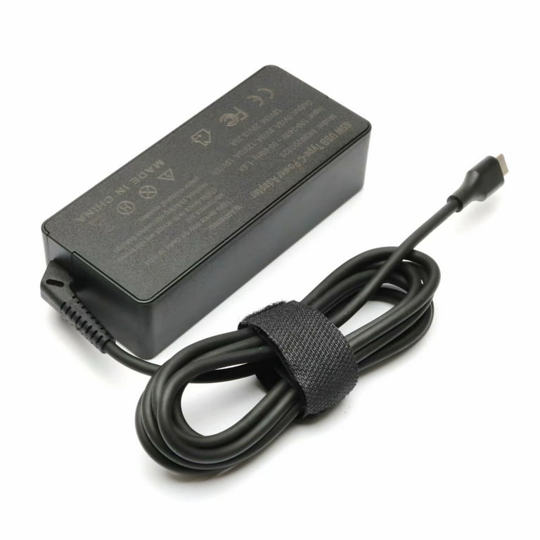 65w USB Type C Chargeur d'ordinateur portable pour Chromebook 100e T480  T580 Yoga C930 Adaptateur Cordon d'alimentation, us