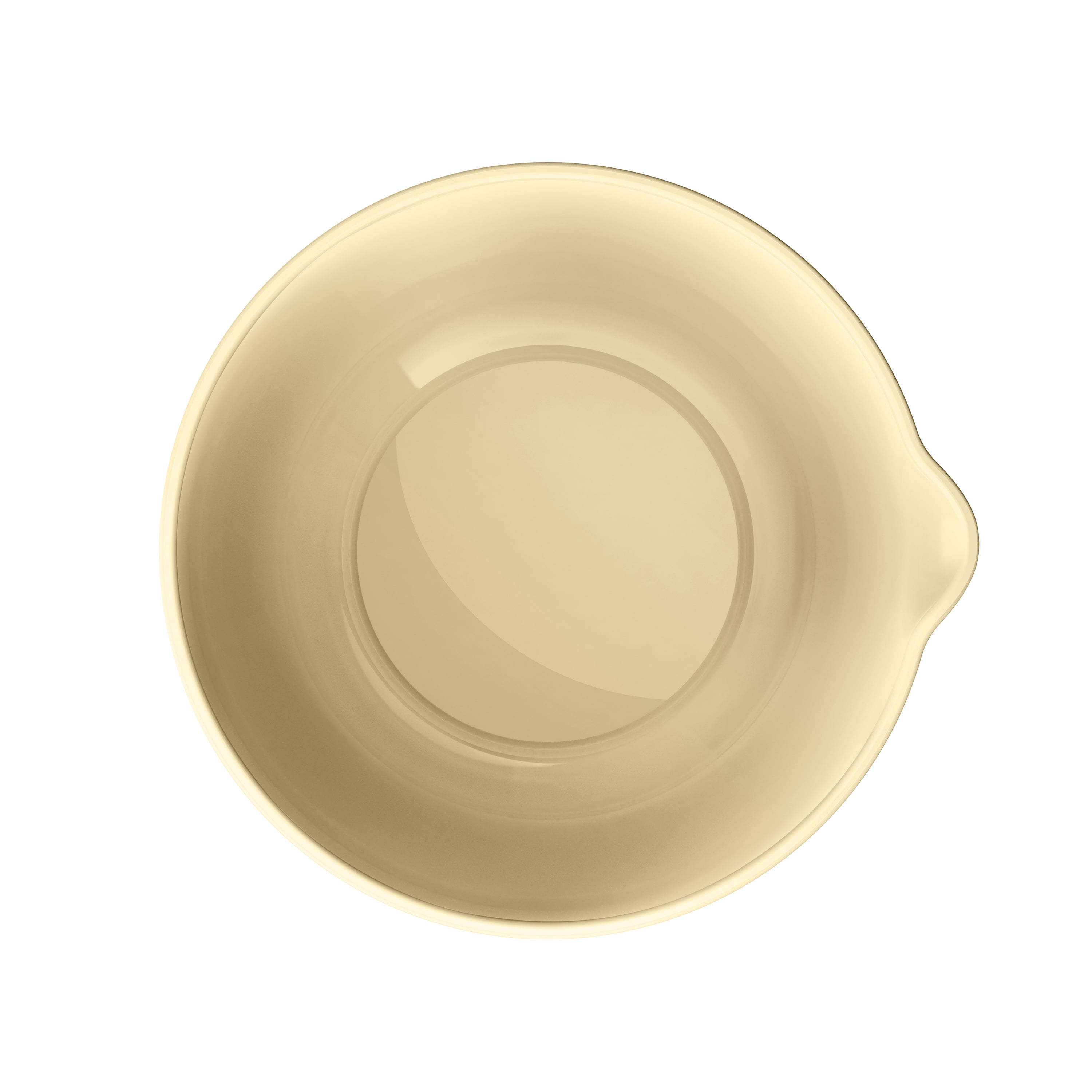 Beautiful 3 QT Stoneware Batter Mixing Bowl, Buttercream by Drew Barrymore