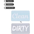 thumbnail image 3 of MECCANIXITY Dishwasher Magnet Clean Dirty Sign Rectangle Gray-Blue Version, Magnetic,Easy to Slide for Dishwasher Kitchen Accessories Indication, 3 of 4