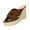 Brown, variant on Womens Platform Espadrilles Slip On Wedge Sandals Tie Open Toe Slides Shoes Womens Wedge Peep Toe Heeled Platform Sandals Black Women Sandal