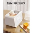 thumbnail image 7 of Baby Bottle Warmer, 8-in-1 Fast Milk Warmer for Breastmilk or Formula with Timer, 24H Constant Warming, with Defrost, Heat Baby Food Jars, Sterili-zing Function, Accurate Temp Control, Fits 2 Bottles, 7 of 7
