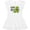AA-White, variant on Inktastic Happy Mardi Gras Cute Alligator with Beads Girls Toddler Dress