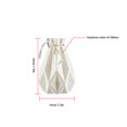 thumbnail image 4 of Advancent Florero geométrico moderno arreglo de flores para el hogar sala de estar plástico estilo nórdico decoración del hogar ornamento decoración Decoración del hogar 3505 blanco leche Advancent HA001856-04, 4 of 6