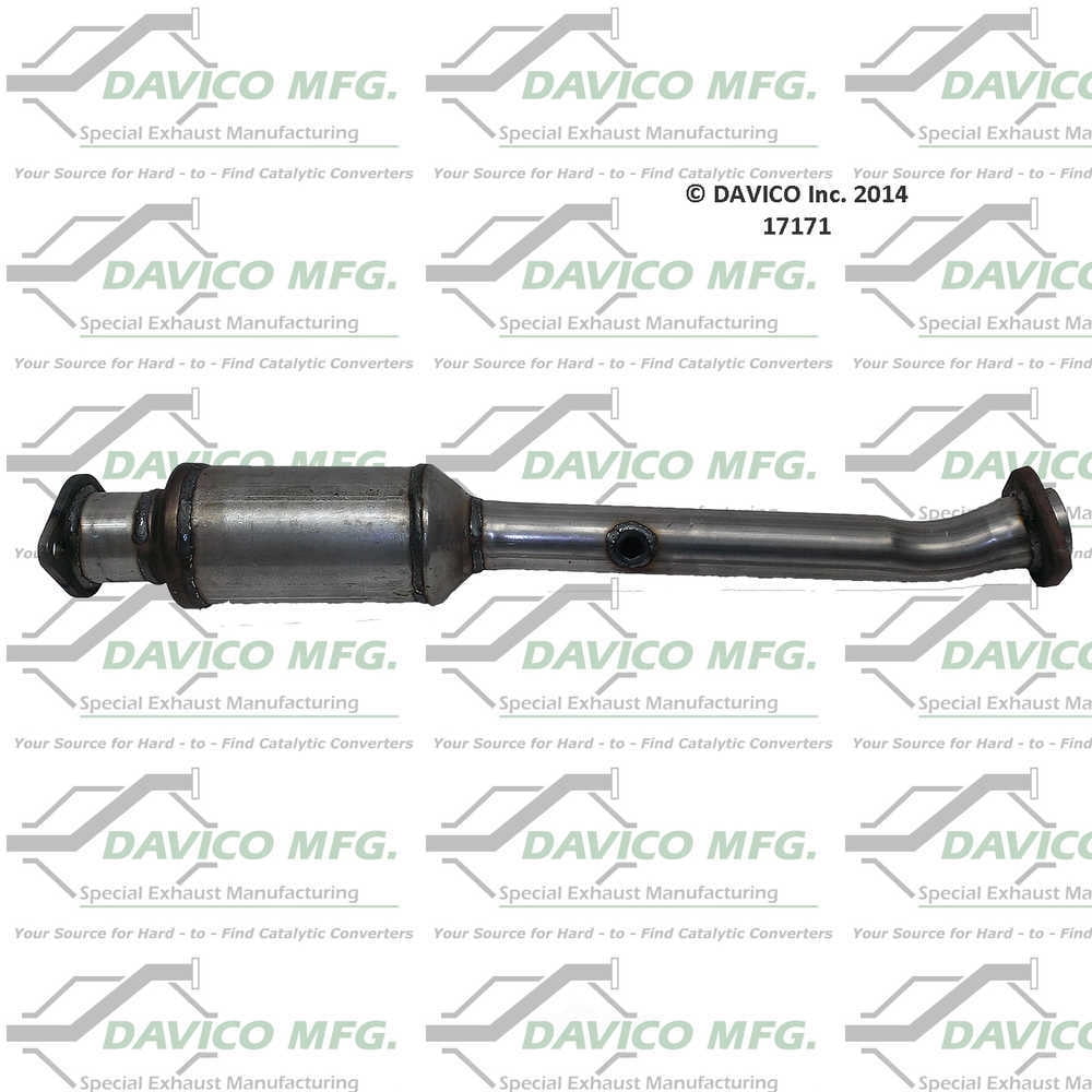 Davico Mfg Catalytic Converter P/N:17171 Fits select: 2005-2014 NISSAN FRONTIER, 2005-2010 NISSAN PATHFINDER