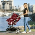 thumbnail image 5 of Haiem Christmas Tree Buffalo Plaid Baby Nursing Cover & Nursing Poncho - Multi Use Cover for Baby Car Seat Canopy, Stroller Cover, 360°Full Privacy Breastfeeding Coverage, 5 of 9