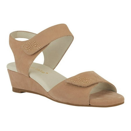 Women's David Tate Queen Wedge Sandal (Best Sand Wedge Loft)