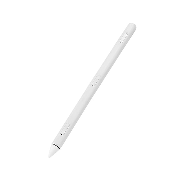 Tablet Pen High Sensitivity Non-scratching Fine Tip Capacitive Touch Screen Stylus Ball Pen for iPad - White