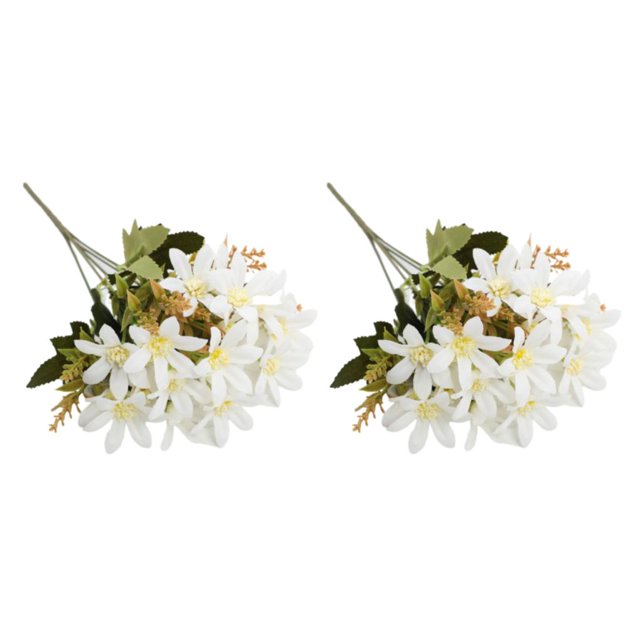 Transemion 1/2/3/5 Realistic Appearance Artificial Flower Low Maintenance For Life Elegant Mini Lily1 2PCS