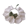 thumbnail image 2 of Collar de encaje para gato, pañuelo para el cuello, accesorio de regalo para vestir, collar para gato hecho a mano, baberos para gatos, para perros,, 2 of 8