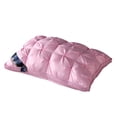 thumbnail image 5 of Pink Twisted Bed Pillows 2-Pack, 20" x 16.5" (48x74cm) Standard Size, Soft Plush Down Alternative Hotel Pillow, Breathable Hypoallergenic Bed Pillow for Neck/Back/Side Sleepers, 5 of 7