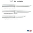 thumbnail image 2 of Rada Kitchen Knives Boxed Set, 3 Piece Cook’s Choice Gift Set, Heavy Duty Paring Knife, Utility/Steak Knife, and Tomato Slicer, 2 of 6