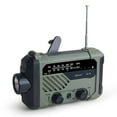 thumbnail image 1 of MesaSe Digital  AM  Outdoor   Solar Hand Crank  Flashlight  Reading  SOS  2000mAh Battery USB Output, 1 of 7