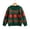 R412 Green, variant on Ruiwill Christmas Girls Sweater Snowflake Print Crew Neck Long Sleeve Knit Pullover Xmas Top