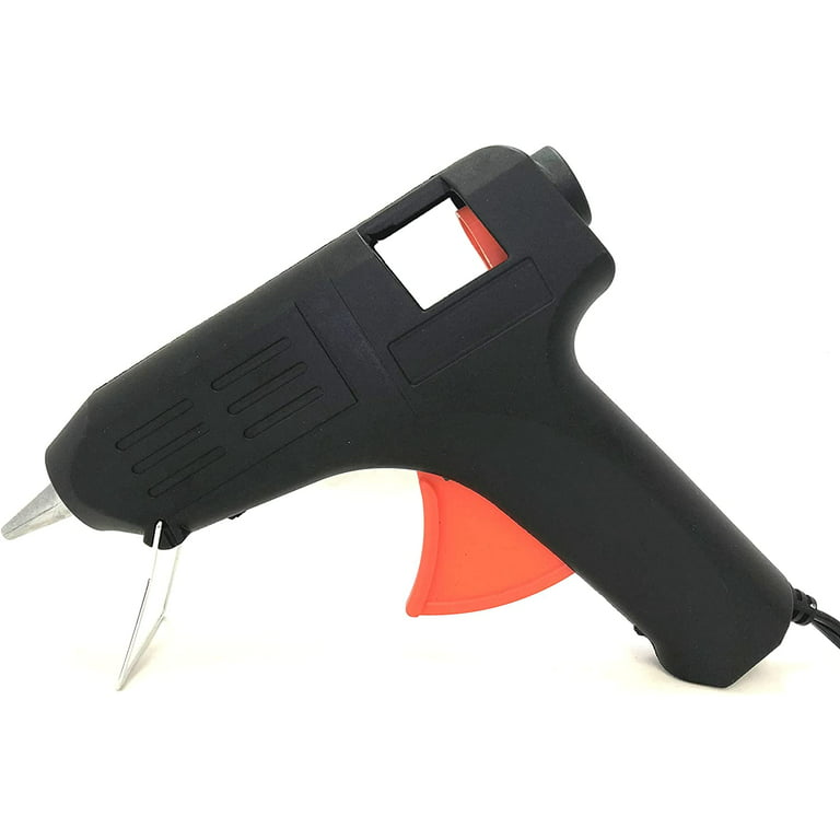 Mini Hot Glue Gun Sticks T TOVIA Multi-Temp All-Purpose hot Glue Gun  Refills 4 and 0.27 Diameter 120 Count Black 120 Count Black