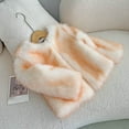 thumbnail image 6 of Cethrio Girls Faux Fur Jacket, Windproof Crewneck Warm Zip up Winter Coats Orange Size 7-8 T, 6 of 6