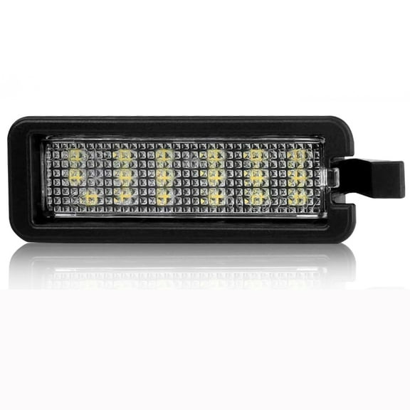 LED License Plate Light Tag Lamp Assembly Replacement For 2015-2021 Dodge Charger Challenger Chrysler, DC12V 6000K White, Pack of 2