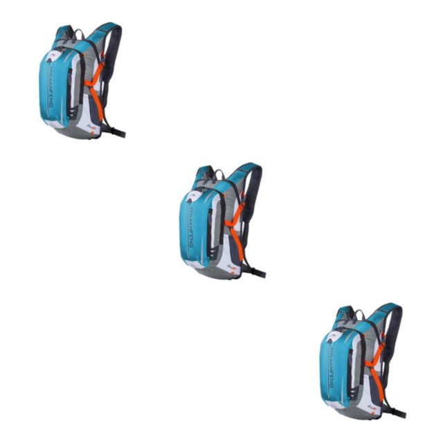 Ruiboury Sac d'Hydratation Sac à Dos de Vélo Randonnée Bleu Lac 26 x 23 x 46cm 3ensemble
