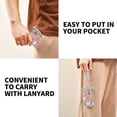 thumbnail image 5 of JIALIOU Nylon Trifold Card Wallet with ID Window Zipper Pocket for Men Women Teen Cute Farm Animals, 5 of 7
