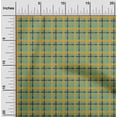 thumbnail image 1 of oneOone Silk Tabby Fabric Madras Check Printed Fabric 1 Yard 42 Inch Wide, 1 of 4