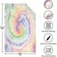 thumbnail image 3 of Dreamtimes Tie Dye Kitchen Dish Towel 4 Pack, Soft Absorbent Dishcloths Reusable Hand Towel Washable Tea Towels for Home Kitchen Bar Table Decor, 28 x 18 Inch, 3 of 7
