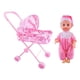 thumbnail image 1 of de Plástico Jugar Juguetes Muñeca con Cochecito Cochecito Conjunto de Juguete UNA CUTICAT Los niños fingen jugar, 1 of 6