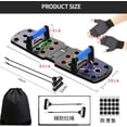 thumbnail image 4 of Barra para flexiones OEM Barras Portátil Board Fitness T2287 color Negro, 4 of 4