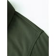 thumbnail image 5 of SYLCLEG Mens Polo Shirts Short Sleeve Casual Solid Stylish Dry Fit Performance Designed Collared Golf Polo Shirts for Men,Olive Green,XL, 5 of 6