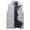 Light Gray, variant on WTOBBY Men's Casual Solid-Color Embossed Down Cotton Vest, Loose Stand-Up Collar Thickened Coat for Winter, Lightweight and Warm for Outdoor and Casual Use,Black L