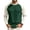 Dark Green_013, variant on Domuza Mens Long Sleeve T-Shirt Crew Neck Moisture Wicking Basic Tee Color Block Raglan Tshirts for Daily Wear Dark Green 2XL